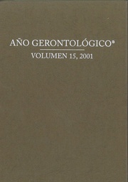 Año gerontológico. Volumen 15, 2001