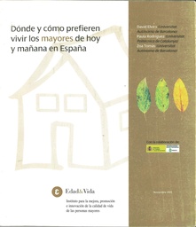 Dónde y cómo prefieren vivir los mayores de hoy y mañana en España 