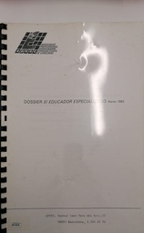 Dossier 'El Educador Especializado'