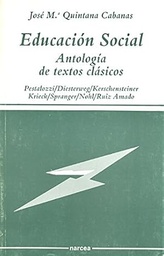 Educación social. Antología de textos clásicos