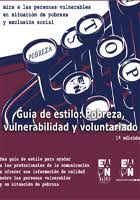 Guía de estilo: Pobreza, vulnerabilidad y voluntariado