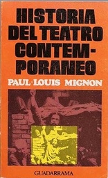 Historia del teatro contemporáneo