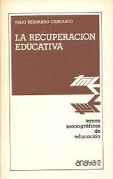 La recuperación educativa