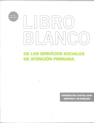 Libro blanco de los servicios sociales de atención primaria
