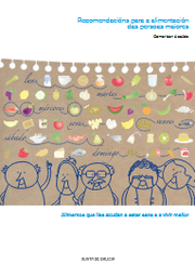 Recomendacións para a alimentación das persoas maiores. Comer ben é saúde. Alimentos que lles axudan a estar sans e a vivir mellor