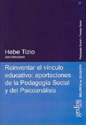 Reinventar el vínculo educativo deriva del trabajo que anualmente realiza el Grupo de Investigación sobre Psicoanálisis y Pedagogía Social en el Instituto del Campo Freudiano de Barcelona. La polifonía de voces representantes de diferentes discursos aborda cuestiones teóricas a partir de casos prácticos y se sirve de las reflexiones de los clásicos de ambas disciplinas para actualizar la definición de vínculo educativo. Hebe Tizio, psicoanalista y profesora titular de la Universidad de Barcelona, ha coordinado hábilmente las voces de Anna Aromí, Susana Brignoni, Rosa Godínez, Encarna Medel, Jose Miguel Leo, Segundo Moyano, Violeta Núñez, Lidia Ramírez y Leonora Troianovski y nos propone un recorrido helicoidal de interrogantes e intercambios que relanzan y cuestionan el saber producido. Esta metodología abierta y viva nos introduce en el campo de conexión de la Pedagogía Social y el Psicoanálisis tan necesario para saber por que y cómo educar.
