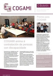 COGAMI. O Boletín | Núm. 27