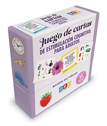 Juego de cartas de estimulación cognitiva para adultos