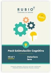Rubio entrena tu mente. Pack estimulación cognitiva. Nivel 1. Deterioro leve