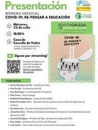  Presentación nº especial Revista Galega de Educación COVID-19. RE-PENSAR A EDUCACIÓN