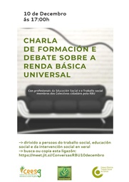 Charla de formación e debate sobre a Renda Básica Universal